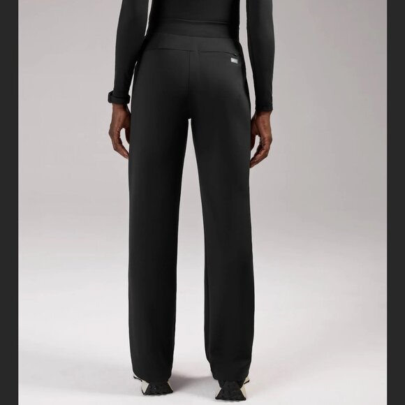 NWOT FIGS PIEDRA HIGH WAISTED STRAIGHT LEG FORMX SCRUB PANTS--XSMALL--BLACK - Picture 4 of 10